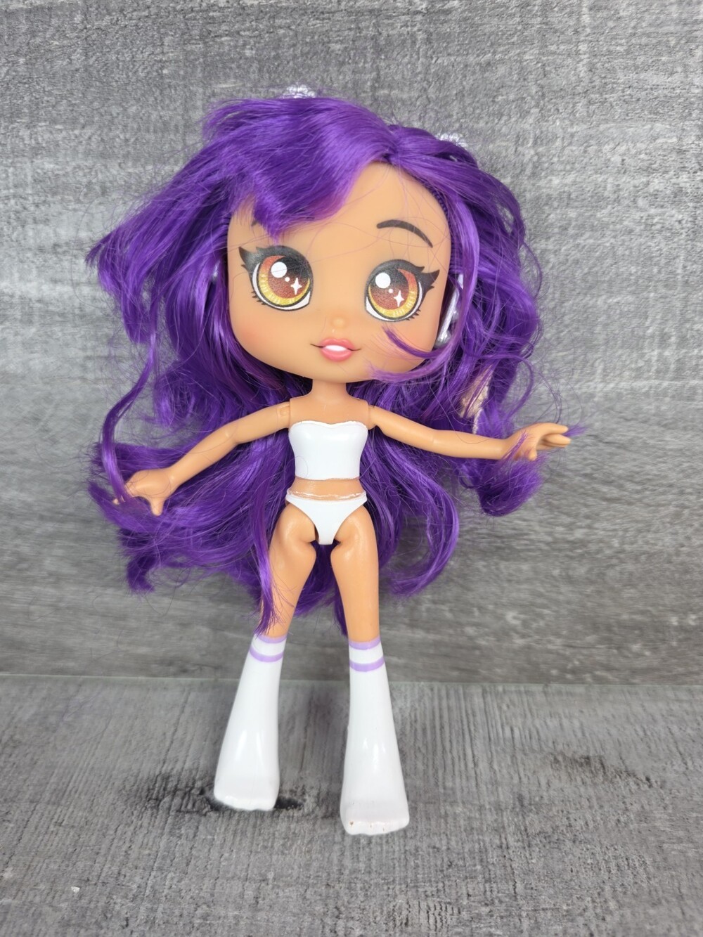 Aphmau Mermaid Fashion Edition 7" Doll Purple Hair Nude b254